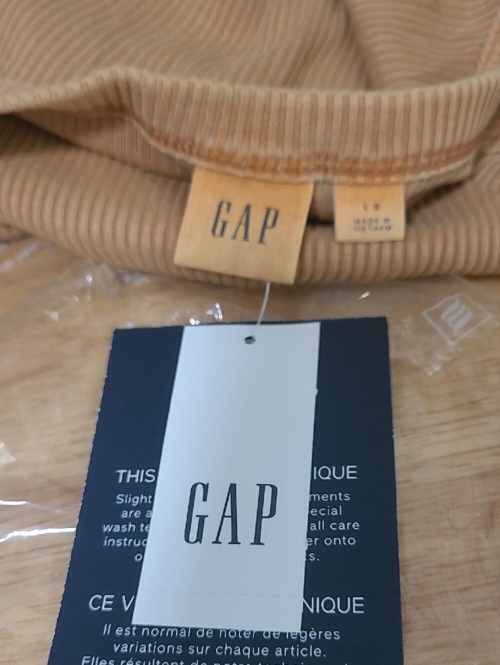 GAP Ribbed Tank Top - Camel/Tan - Picture 5 of 6